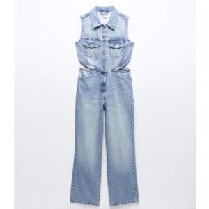 Zara Denim Jumpsuit